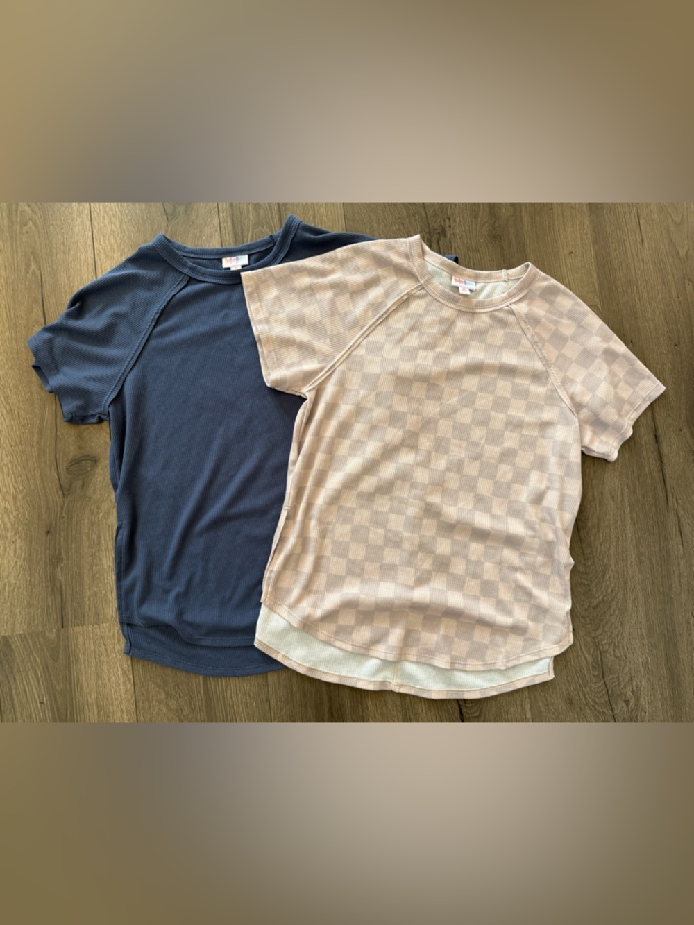 LuLaRoe Bundle of 2 Melanie Raglan Tops size XS